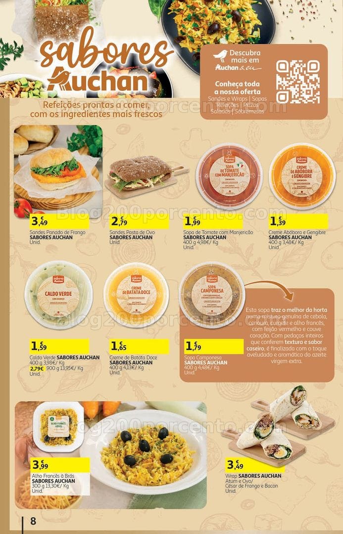 Antevisão Folheto AUCHAN Supermercado Promoções de 19 agosto a 3 setembro