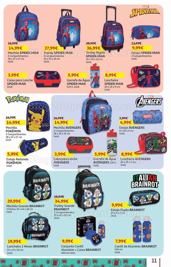 Antevisão Folheto AUCHAN Regresso às Aulas Promoções de 5 agosto a 2 setembro