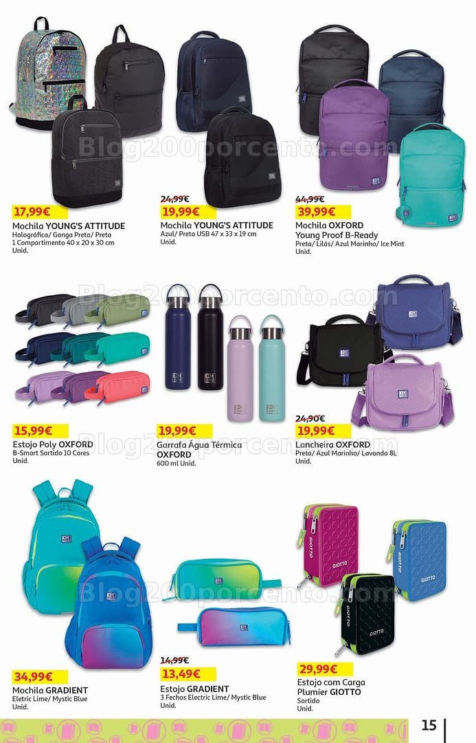 Antevisão Folheto AUCHAN Regresso às Aulas Promoções de 5 agosto a 2 setembro