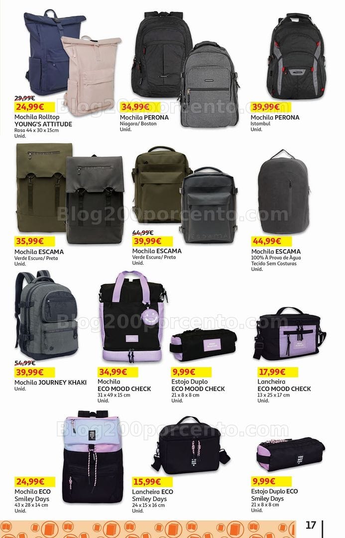 Antevisão Folheto AUCHAN Regresso às Aulas Promoções de 5 agosto a 2 setembro