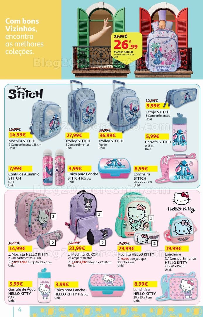 Antevisão Folheto AUCHAN Regresso às Aulas Promoções de 5 agosto a 2 setembro