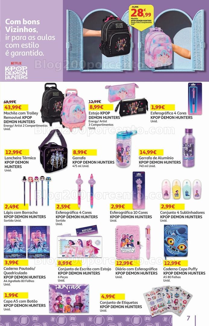 Antevisão Folheto AUCHAN Regresso às Aulas Promoções de 5 agosto a 2 setembro