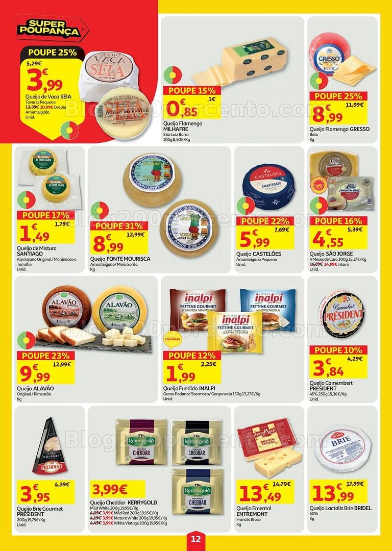 Antevisão Folheto AUCHAN Super Poupança Promoções de 6 a 12 agosto