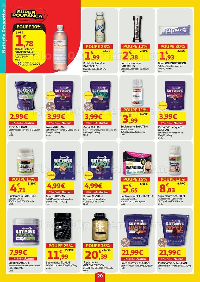 Antevisão Folheto AUCHAN Super Poupança Promoções de 6 a 12 agosto