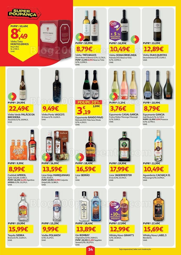 Antevisão Folheto AUCHAN Super Poupança Promoções de 6 a 12 agosto