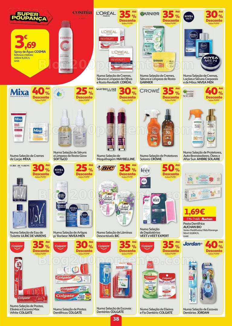 Antevisão Folheto AUCHAN Super Poupança Promoções de 6 a 12 agosto