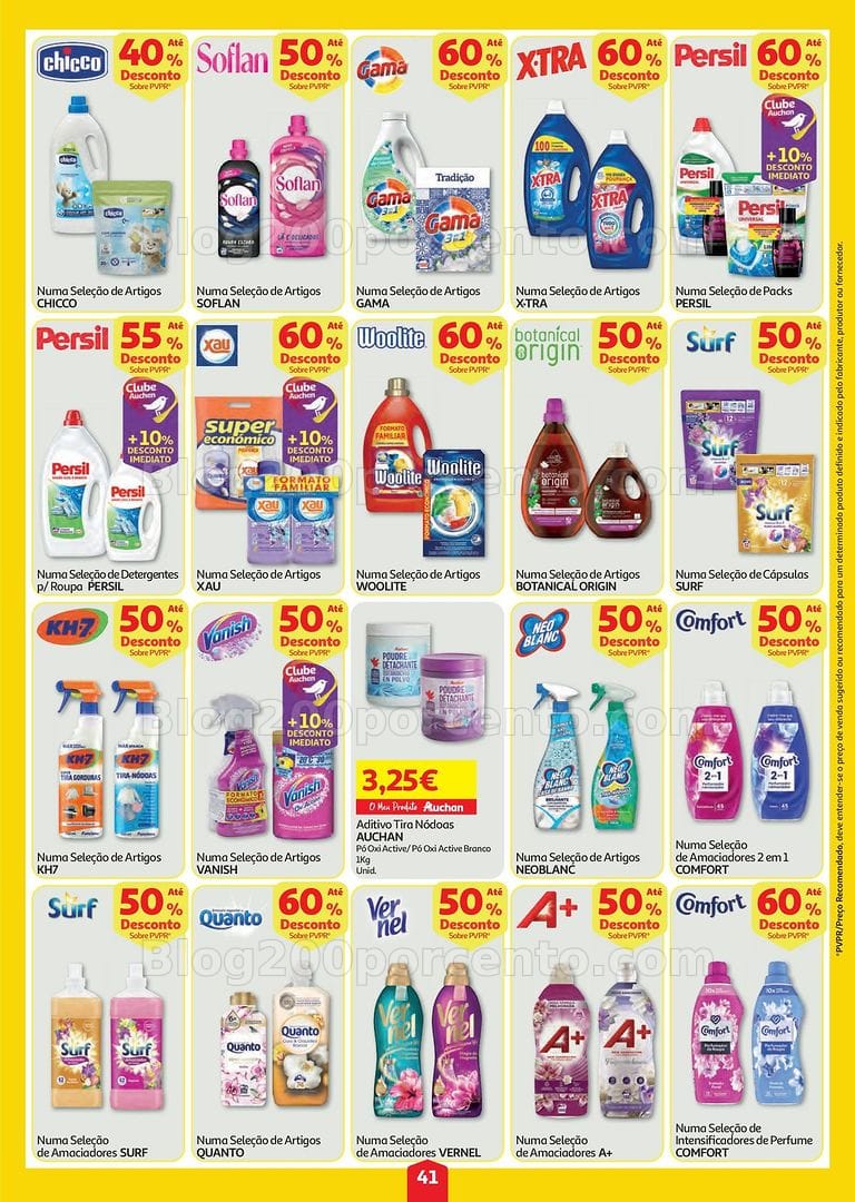Antevisão Folheto AUCHAN Super Poupança Promoções de 6 a 12 agosto