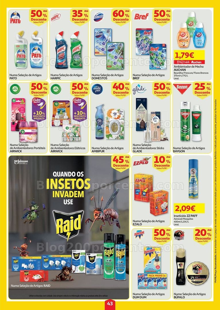 Antevisão Folheto AUCHAN Super Poupança Promoções de 6 a 12 agosto