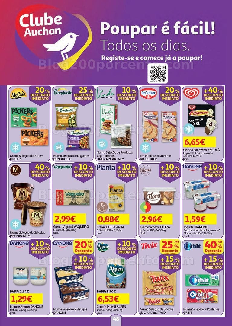 Antevisão Folheto AUCHAN Super Poupança Promoções de 6 a 12 agosto