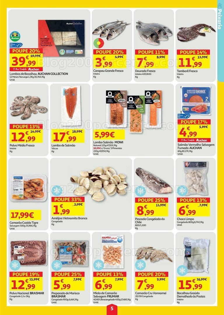 Antevisão Folheto AUCHAN Super Poupança Promoções de 6 a 12 agosto