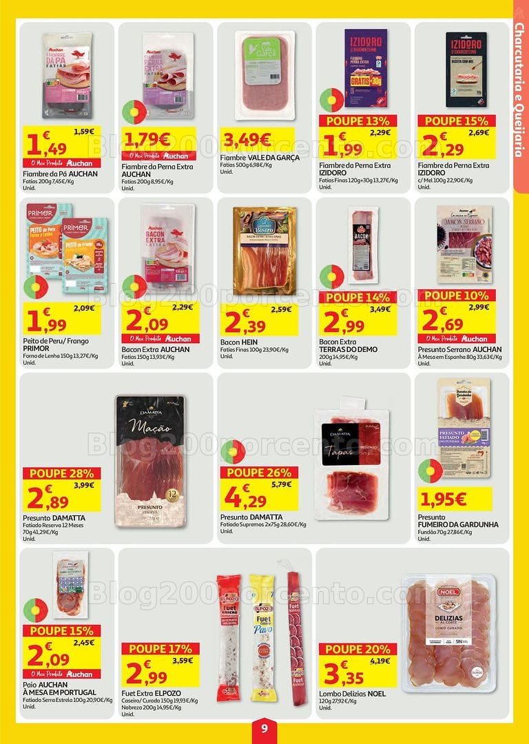 Antevisão Folheto AUCHAN Super Poupança Promoções de 6 a 12 agosto