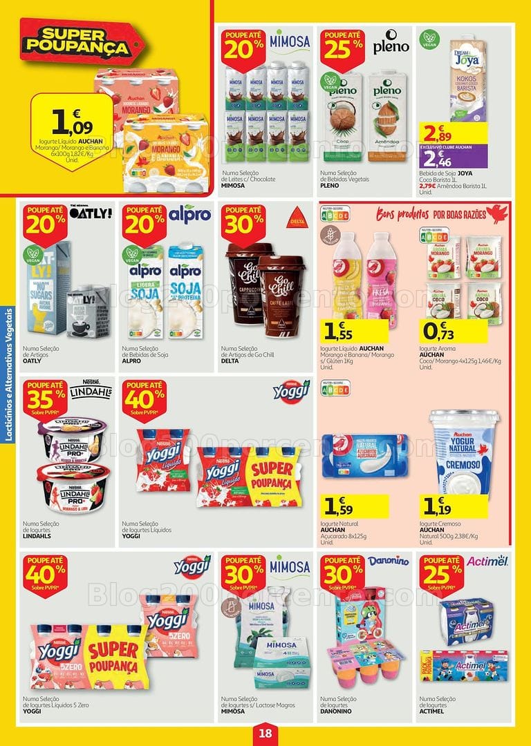 Antevisão Folheto AUCHAN Super Poupança Promoções de 20 a 26 agosto