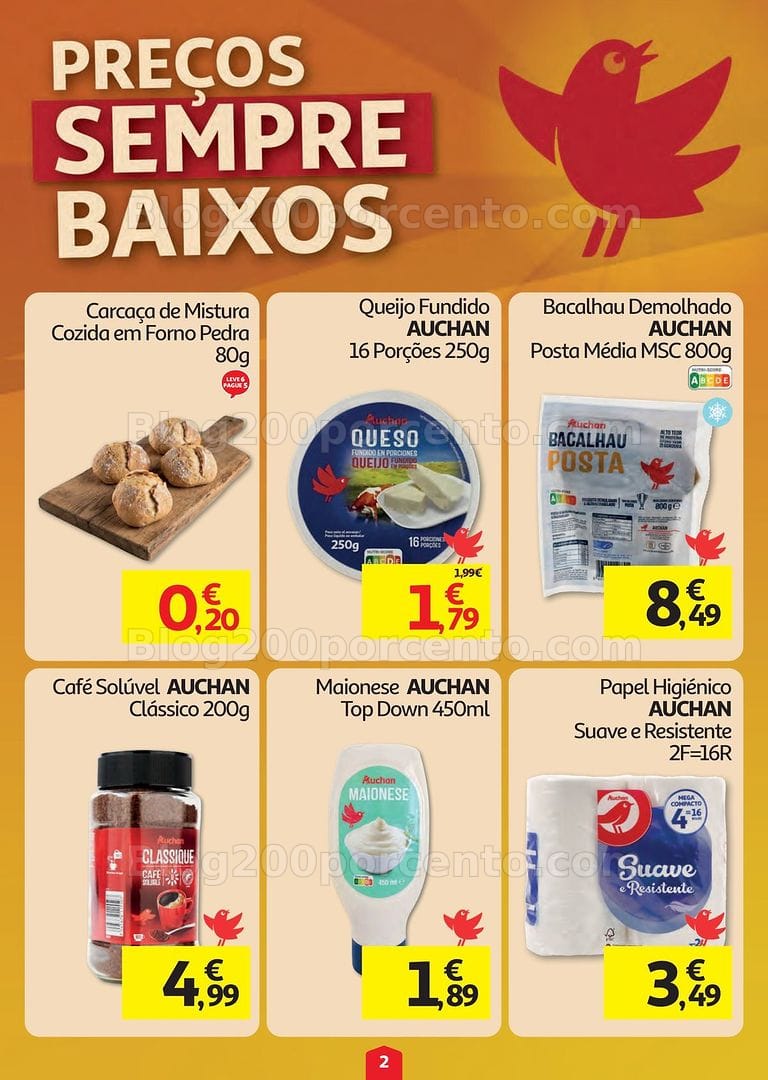 Antevisão Folheto AUCHAN Super Poupança Promoções de 20 a 26 agosto