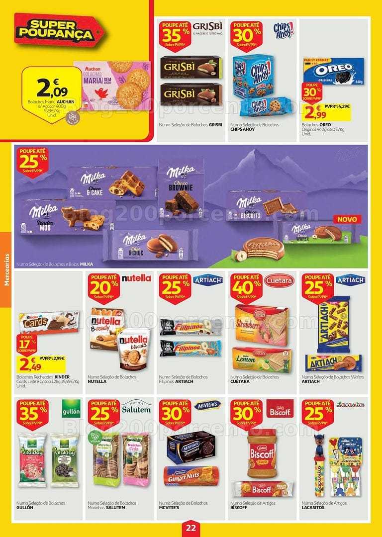 Antevisão Folheto AUCHAN Super Poupança Promoções de 20 a 26 agosto