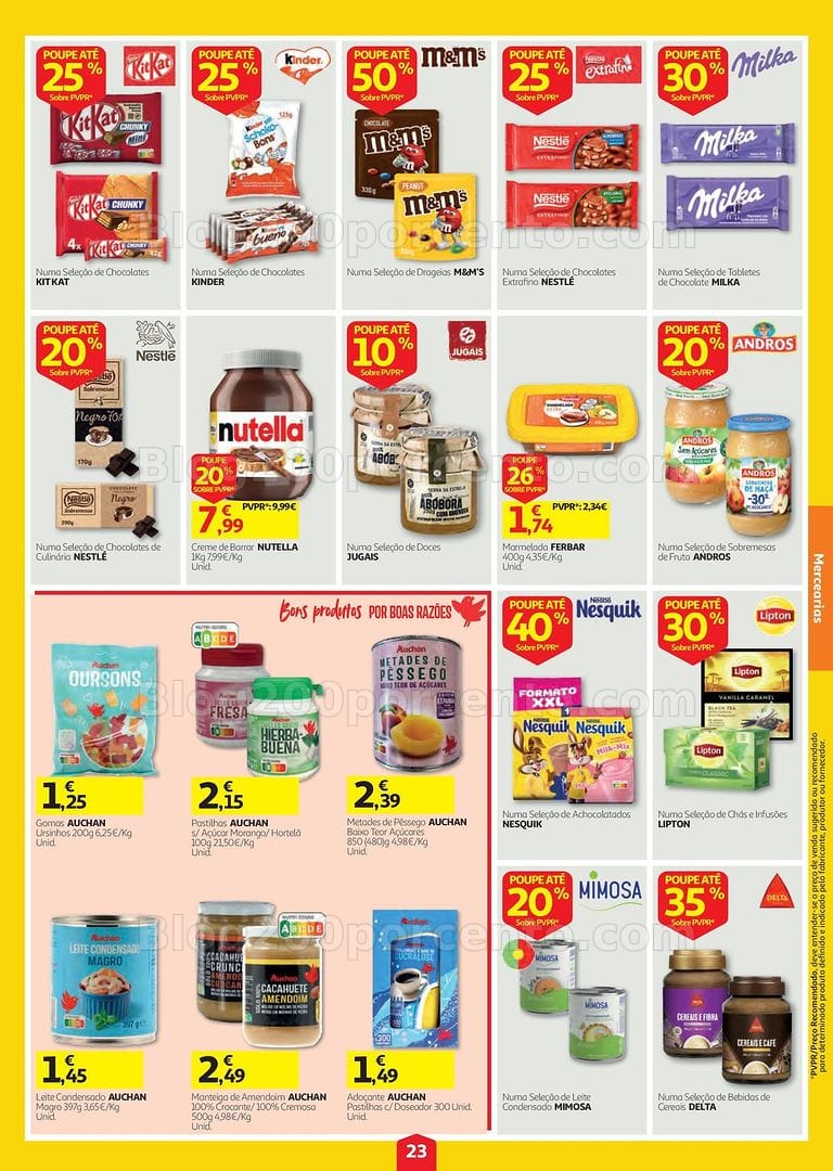 Antevisão Folheto AUCHAN Super Poupança Promoções de 20 a 26 agosto