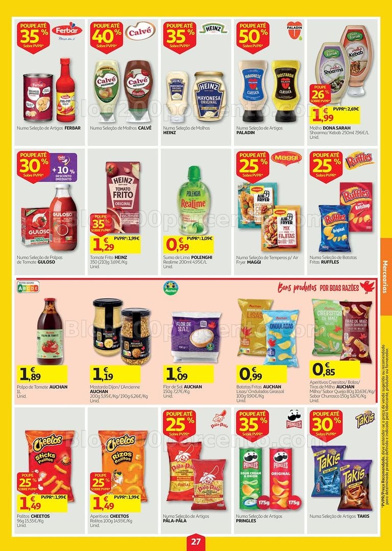 Antevisão Folheto AUCHAN Super Poupança Promoções de 20 a 26 agosto