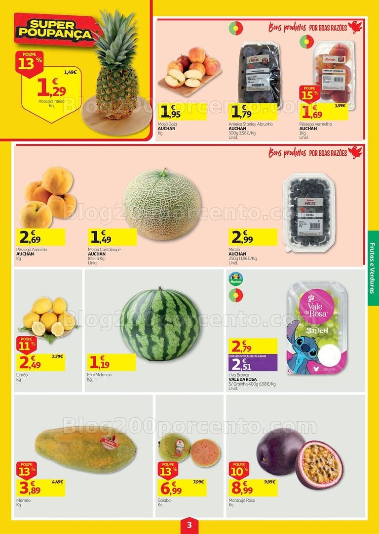 Antevisão Folheto AUCHAN Super Poupança Promoções de 20 a 26 agosto