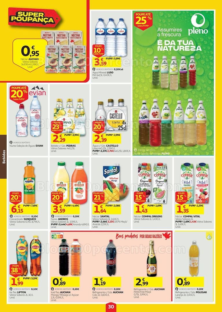 Antevisão Folheto AUCHAN Super Poupança Promoções de 20 a 26 agosto