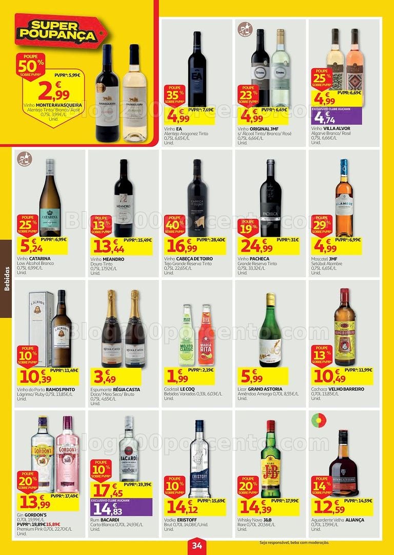 Antevisão Folheto AUCHAN Super Poupança Promoções de 20 a 26 agosto