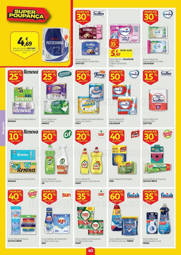 Antevisão Folheto AUCHAN Super Poupança Promoções de 20 a 26 agosto