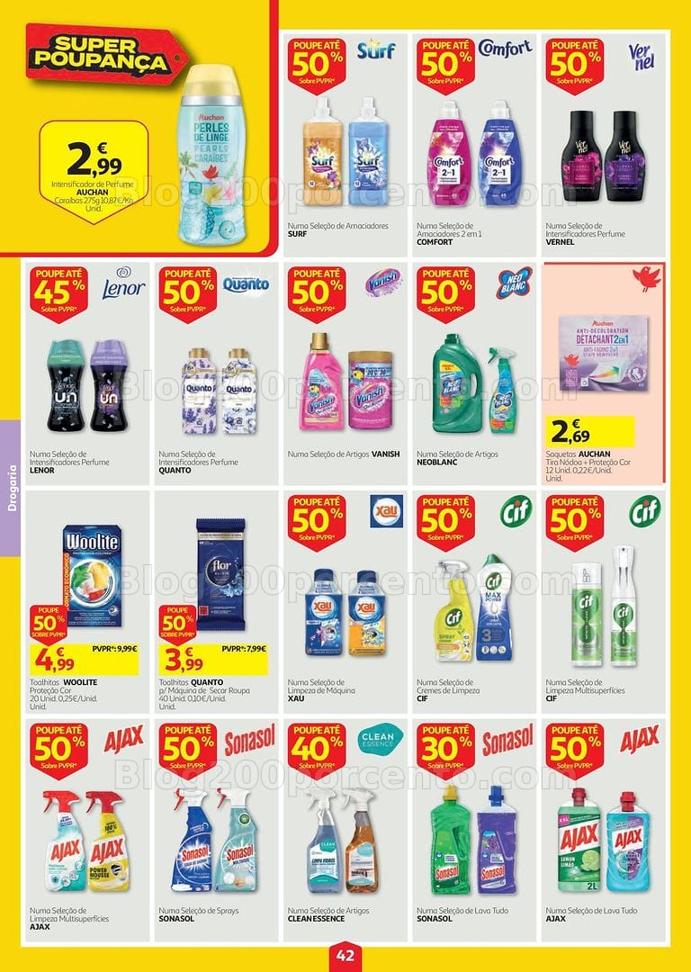 Antevisão Folheto AUCHAN Super Poupança Promoções de 20 a 26 agosto