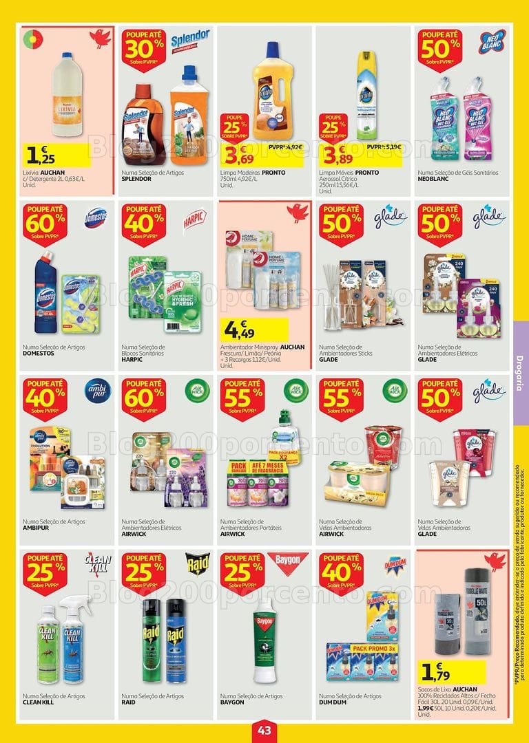 Antevisão Folheto AUCHAN Super Poupança Promoções de 20 a 26 agosto