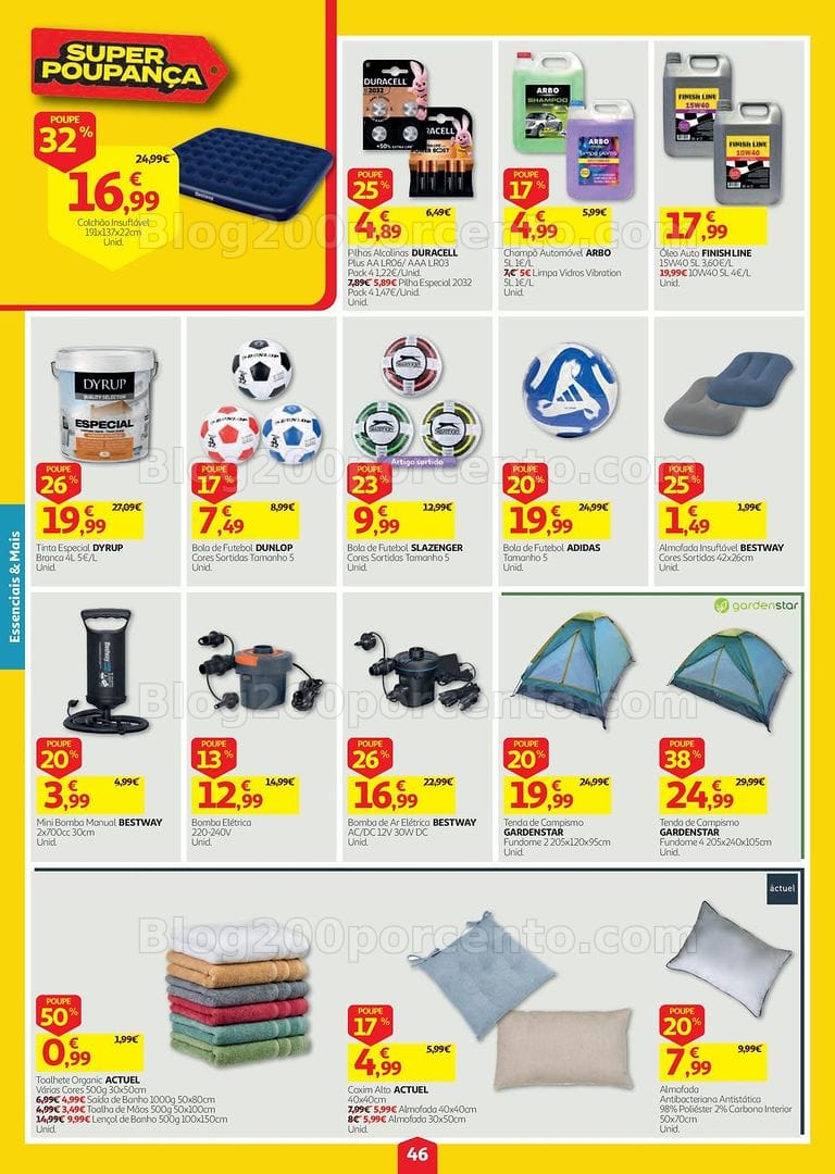 Antevisão Folheto AUCHAN Super Poupança Promoções de 20 a 26 agosto