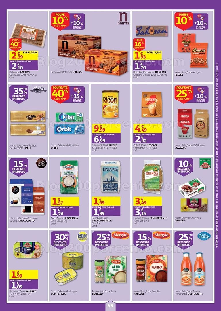 Antevisão Folheto AUCHAN Super Poupança Promoções de 20 a 26 agosto