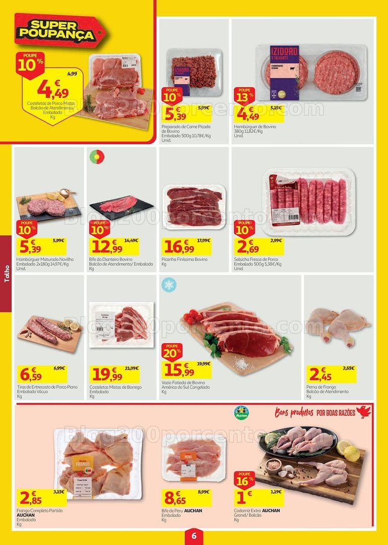Antevisão Folheto AUCHAN Super Poupança Promoções de 20 a 26 agosto