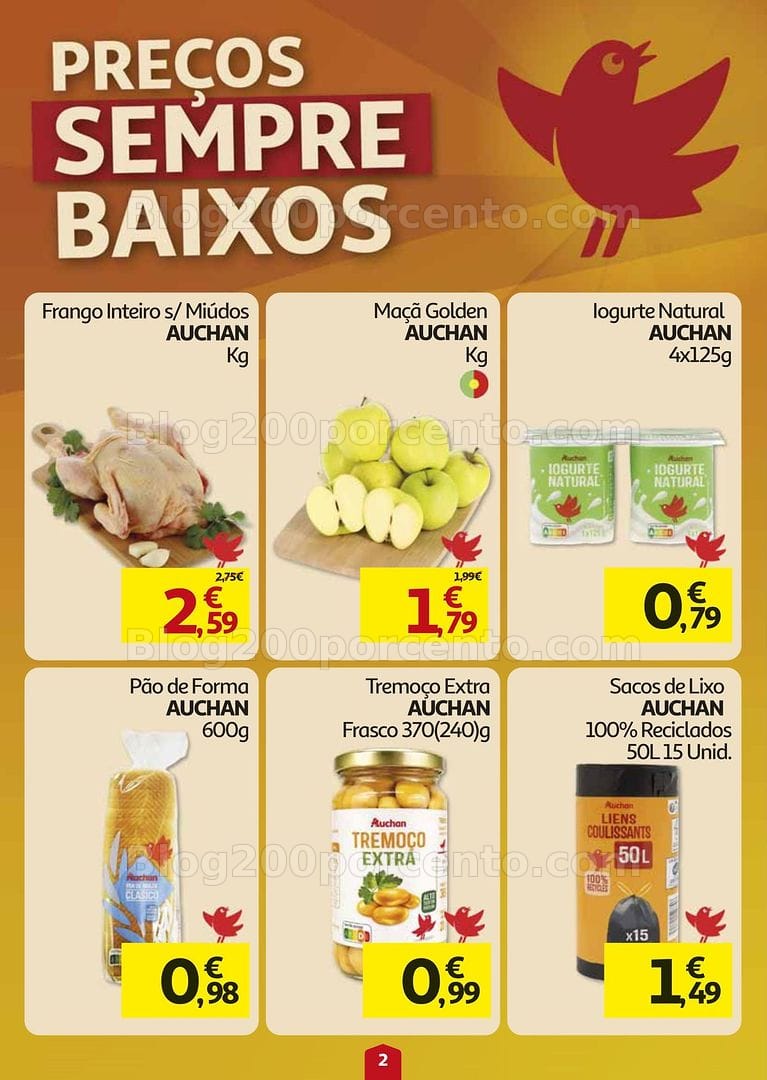 Antevisão Folheto AUCHAN Super Poupança Promoções de 27 agosto a 2 setembro