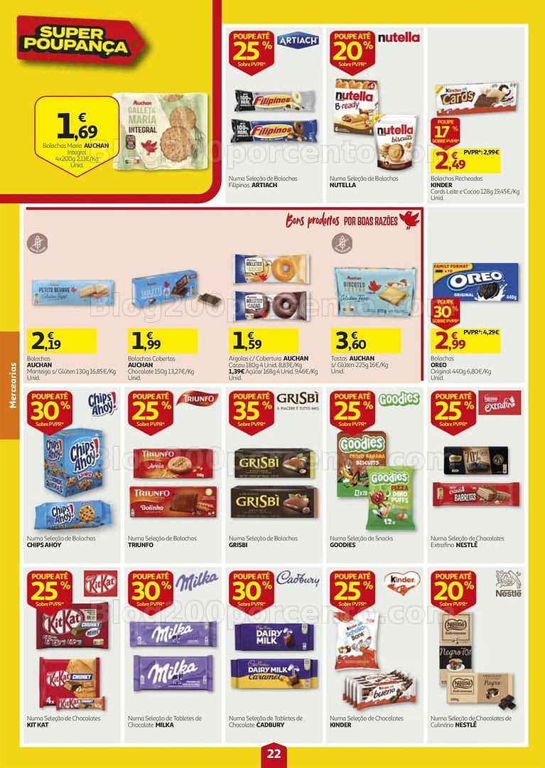 Antevisão Folheto AUCHAN Super Poupança Promoções de 27 agosto a 2 setembro