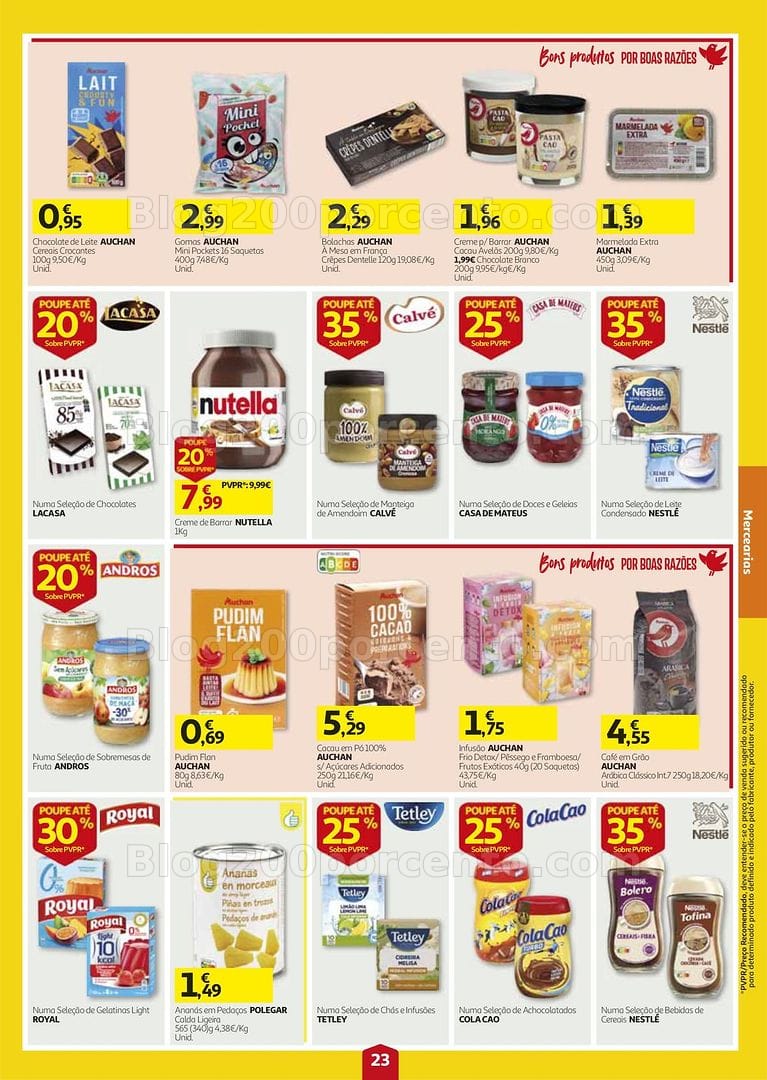 Antevisão Folheto AUCHAN Super Poupança Promoções de 27 agosto a 2 setembro