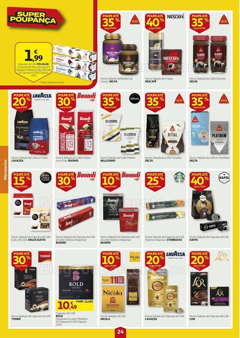 Antevisão Folheto AUCHAN Super Poupança Promoções de 27 agosto a 2 setembro