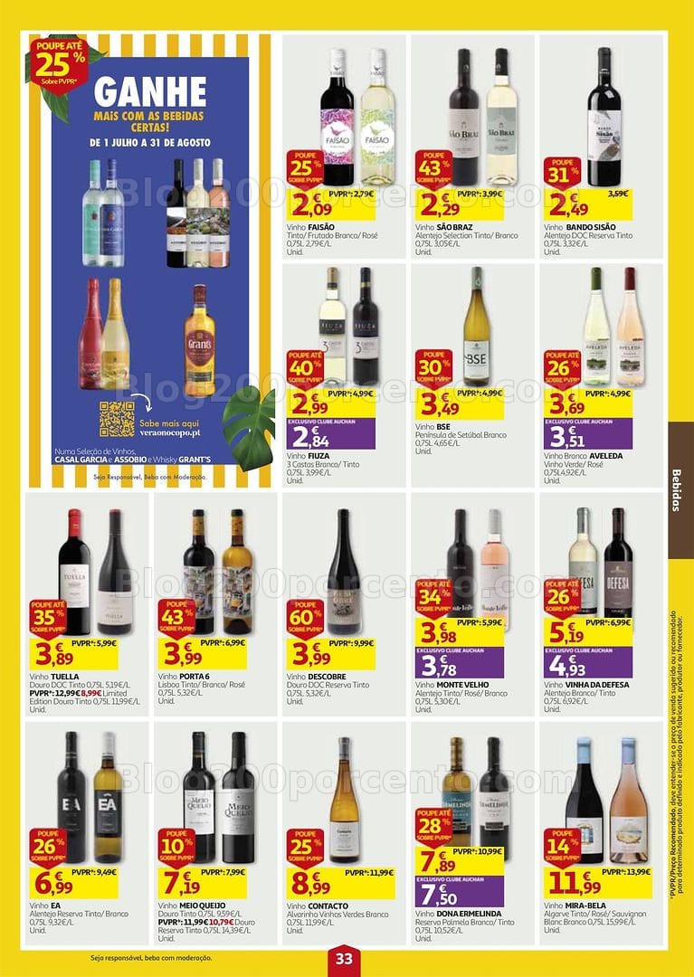 Antevisão Folheto AUCHAN Super Poupança Promoções de 27 agosto a 2 setembro