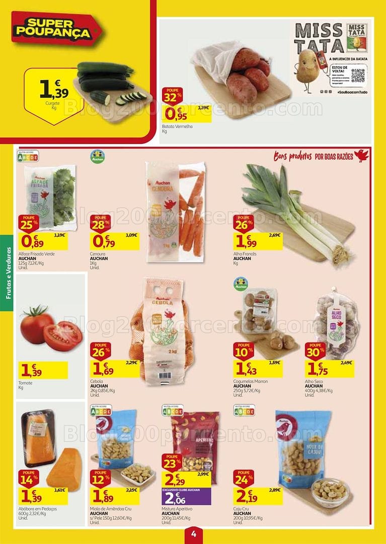 Antevisão Folheto AUCHAN Super Poupança Promoções de 27 agosto a 2 setembro