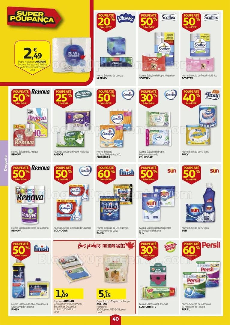 Antevisão Folheto AUCHAN Super Poupança Promoções de 27 agosto a 2 setembro