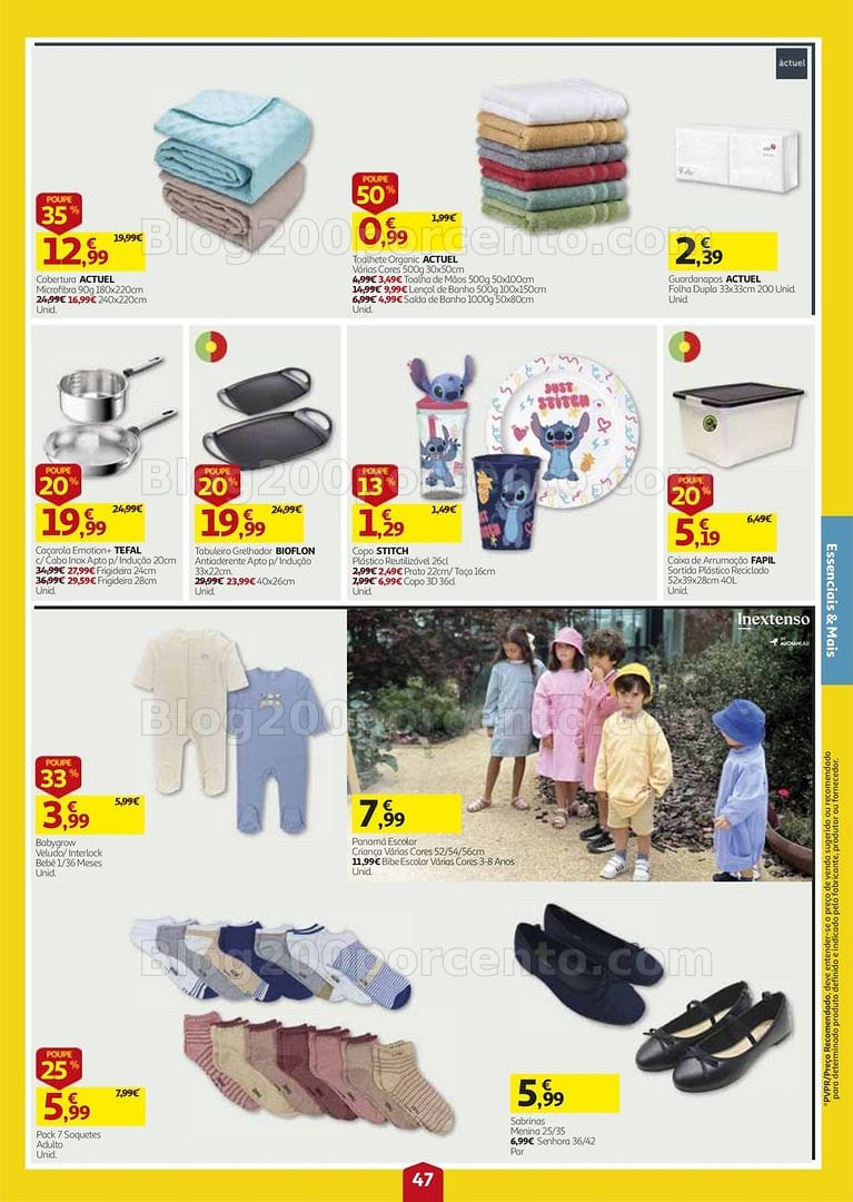 Antevisão Folheto AUCHAN Bazar Super Poupança Promoções de 27 agosto a 2 setembro