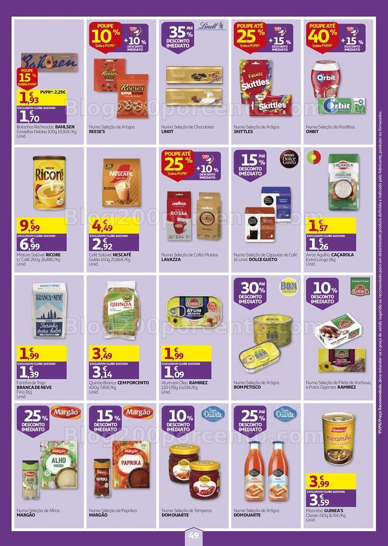 Antevisão Folheto AUCHAN Super Poupança Promoções de 27 agosto a 2 setembro