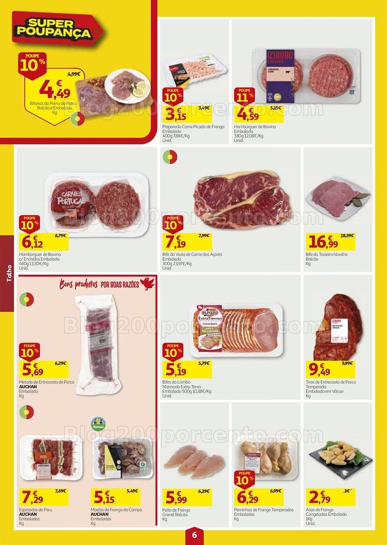 Antevisão Folheto AUCHAN Super Poupança Promoções de 27 agosto a 2 setembro