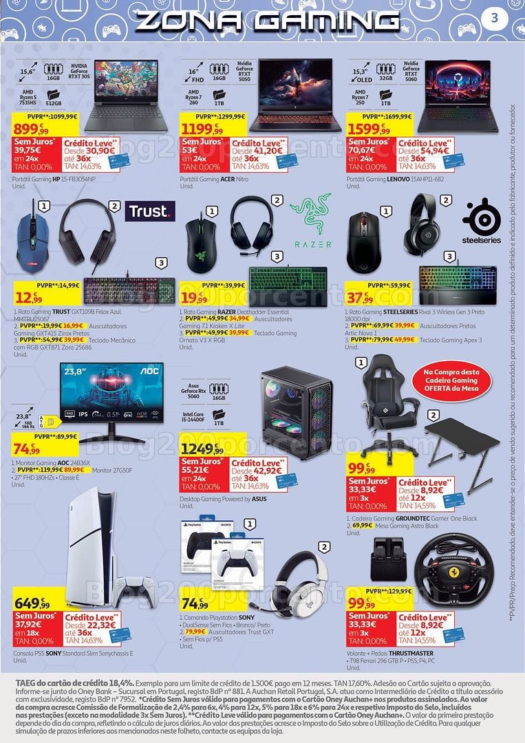 Antevisão Folheto AUCHAN Tecnologia Promoções de 19 agosto a 3 setembro