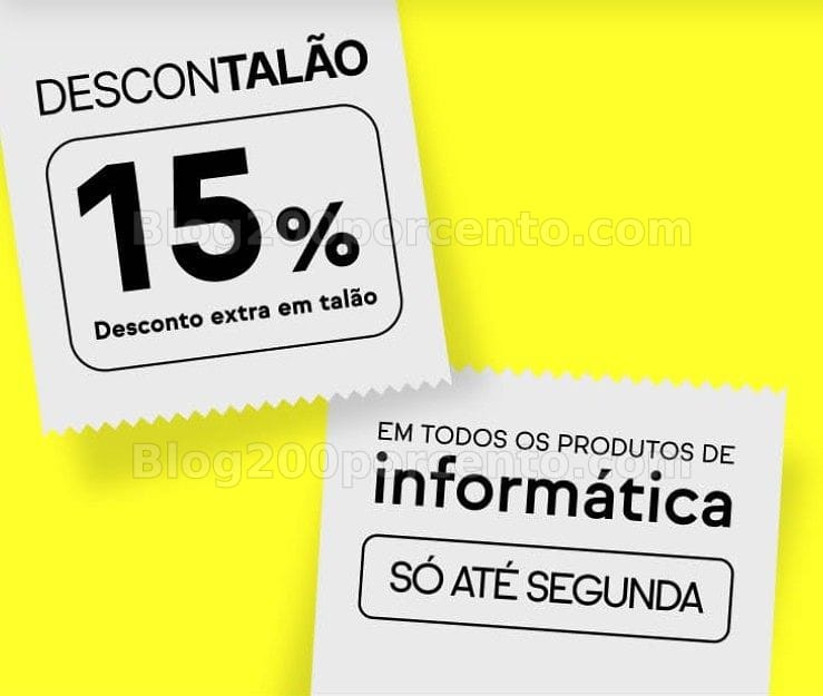 ALERTA - 15% de desconto Extra WORTEN Promoções de 15 a 17 agosto