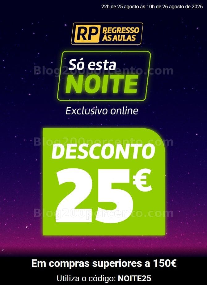 ALERTA - 25€ de desconto RADIO POPULAR só esta noite ( até às 10h da manhã )