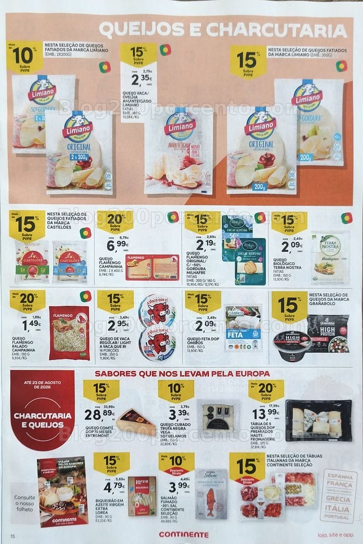 Antevisão Folheto CONTINENTE Promoções de 11 a 17 agosto