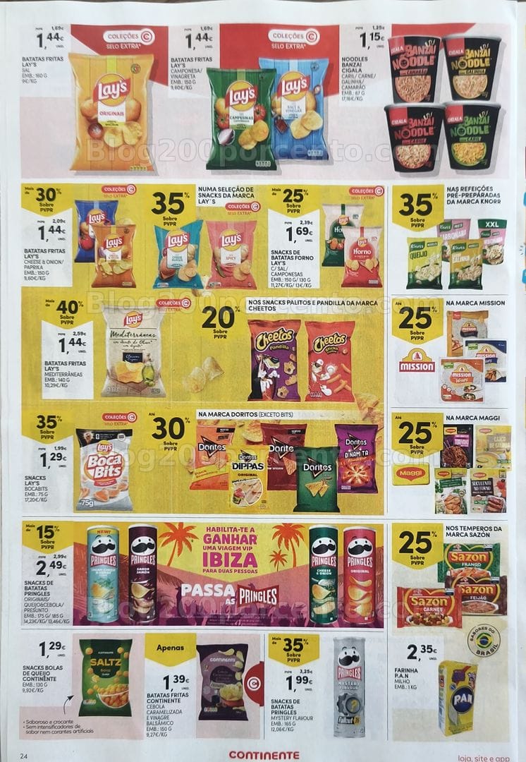 Antevisão Folheto CONTINENTE Promoções de 11 a 17 agosto