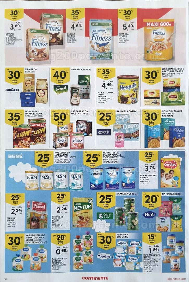 Antevisão Folheto CONTINENTE Promoções de 11 a 17 agosto