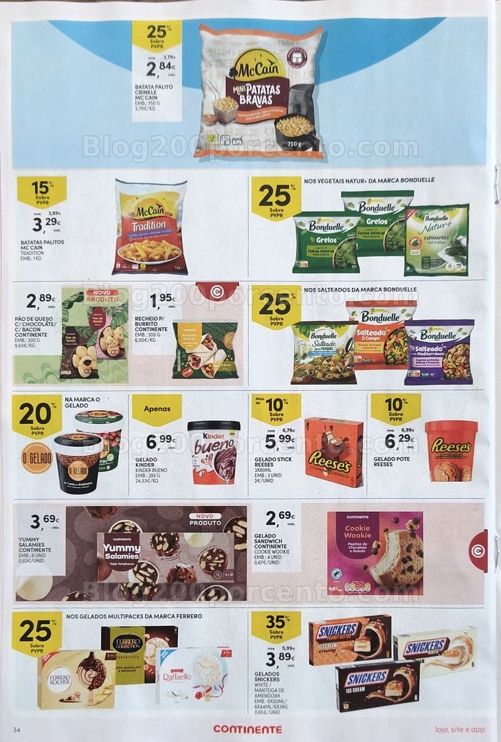 Antevisão Folheto CONTINENTE Promoções de 11 a 17 agosto