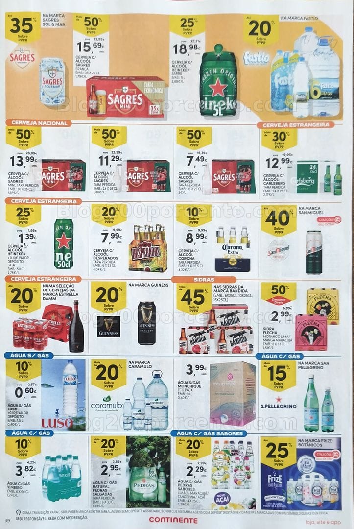 Antevisão Folheto CONTINENTE Promoções de 11 a 17 agosto