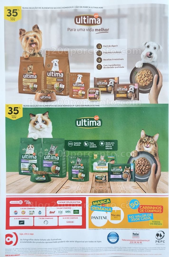 Antevisão Folheto CONTINENTE Promoções de 11 a 17 agosto