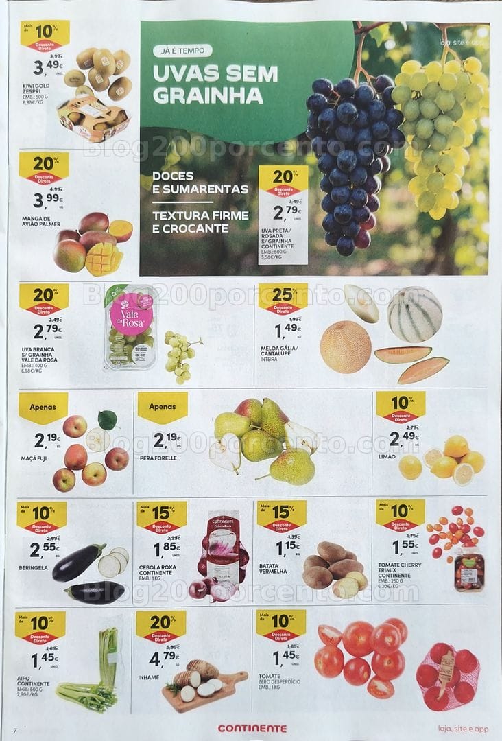 Antevisão Folheto CONTINENTE Promoções de 11 a 17 agosto