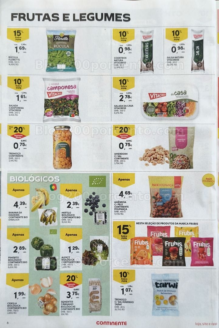 Antevisão Folheto CONTINENTE Promoções de 11 a 17 agosto